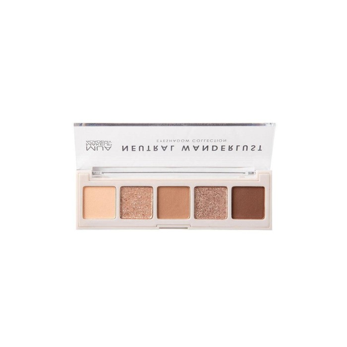 MUA 5 Shade Palette - Παλέτα Σκιών Neutral Wanderlust