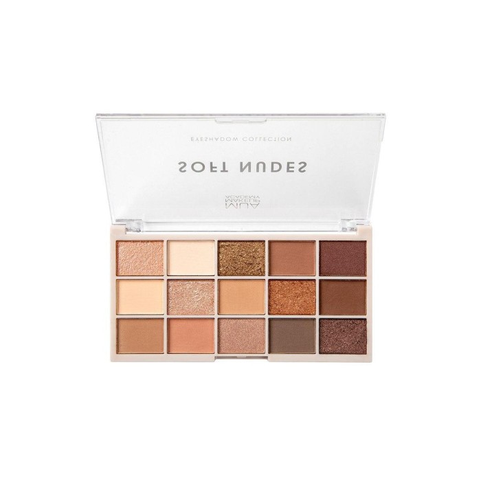MUA 15 Shade Palette - Παλέτα Σκιών Soft Nudes