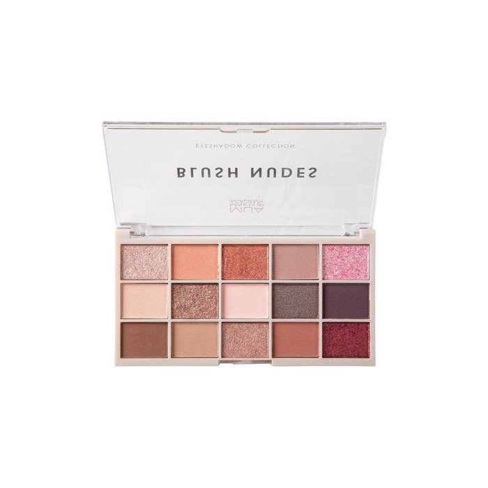 MUA 15 Shade Palette - Παλέτα Σκιών Blush Nudes