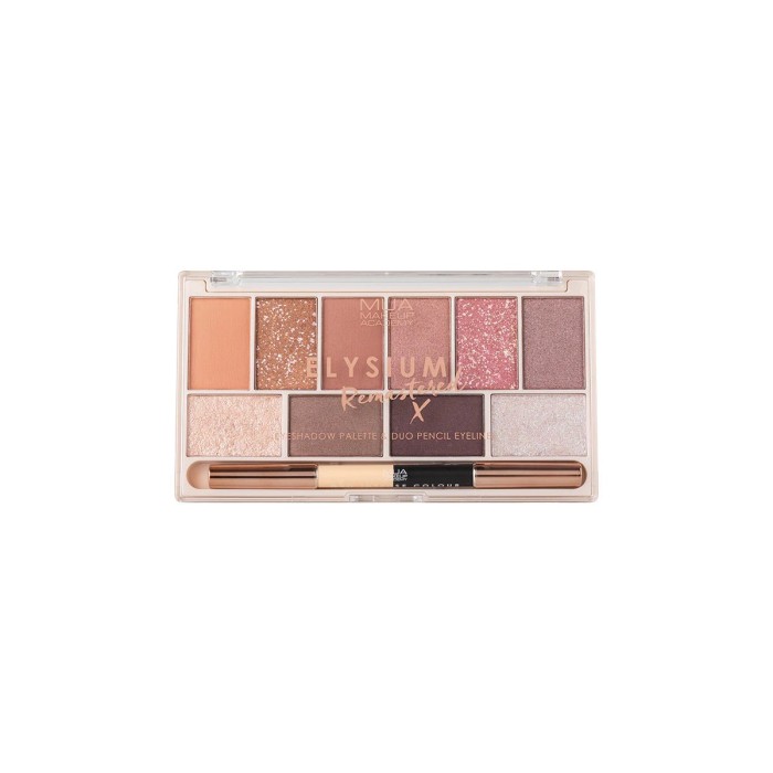 MUA 10 Shade Palette - Παλέτα Σκιών Elysium Remastered