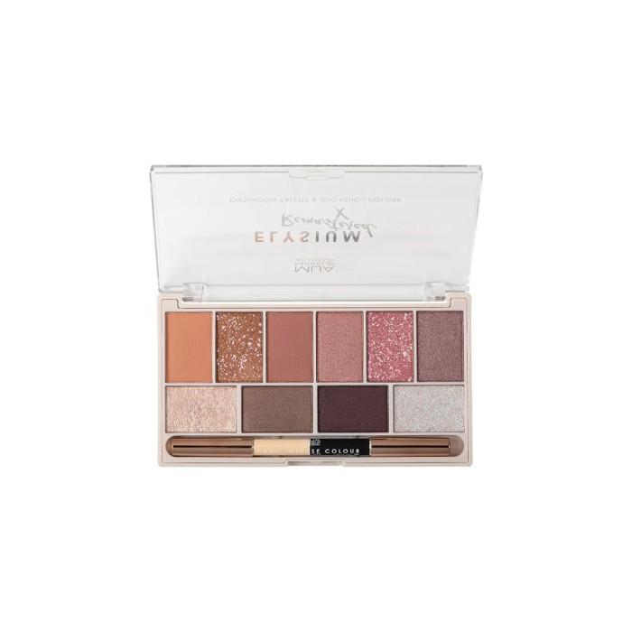 MUA 10 Shade Palette - Παλέτα Σκιών Elysium Remastered