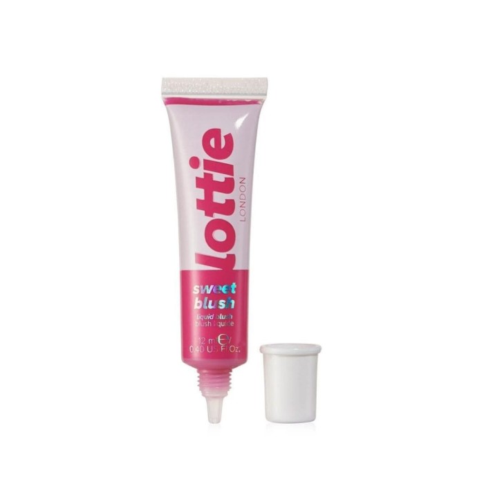 Lottie London Sweet Blush Liquid Blusher Υγρό Ρουζ Flushed Fuchsia 12ml