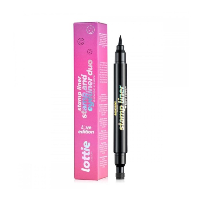 Lottie London Duo Stamp Eyeliner Smile Black 3.56ml
