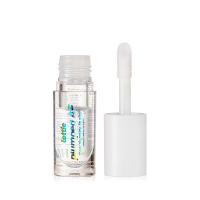 Lottie London Plumped AF Sheer Plumping Lip Gloss Crystal Clear 4.3ml