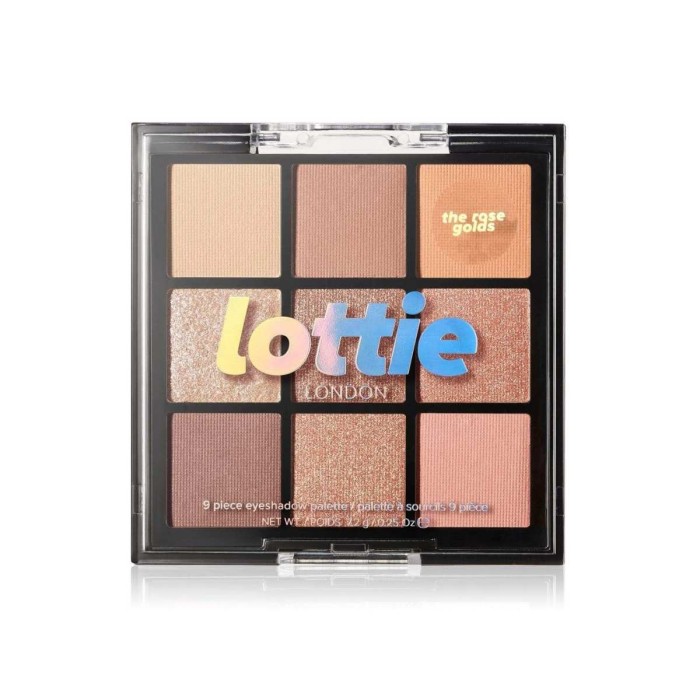 Lottie LondonΠαλέτα Σκιών 9 Αποχρώσεων The Rose Golds 7.2g