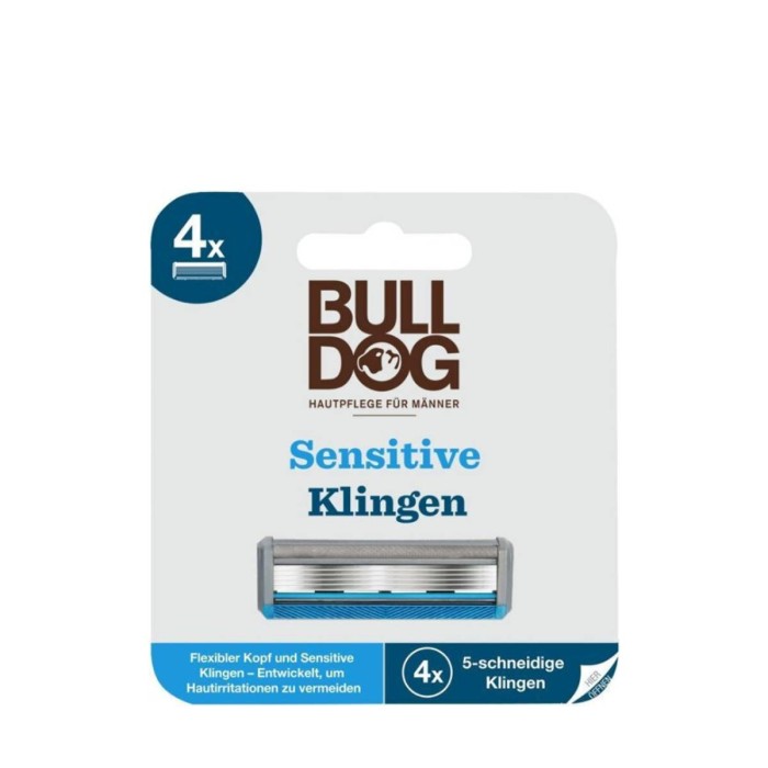 Bulldog Sensitive Mens Razor Replacement Blades 4pcs