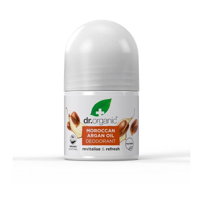 Dr. Organic Moroccan Argan Oil Deodorant Roll-On 50ml