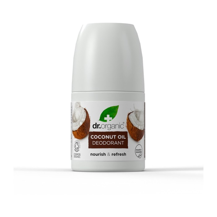 Dr. Organic Virgin Coconut Oil Deodorant Roll-On 50ml