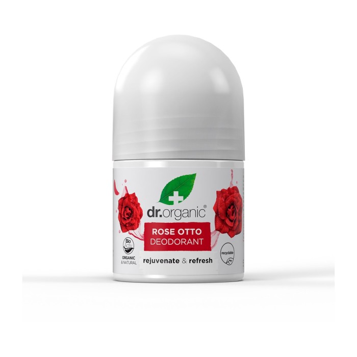 Dr. Organic Rose Otto Deodorant Roll-On 50ml