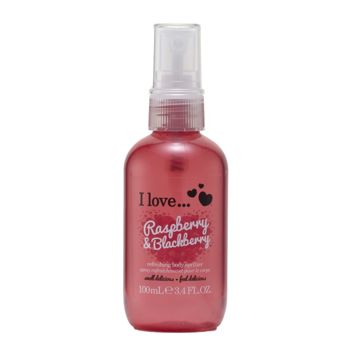 I Love Originals Body Spritzer Αρωματικό Σπρει Σώματος Raspberry & Blackberry, 100ml