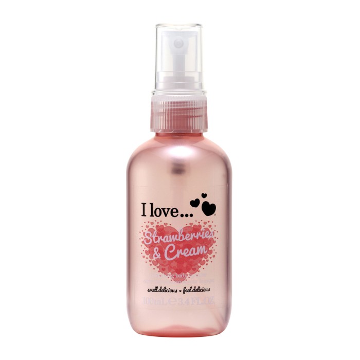 I Love Originals Body Spritzer Strawberries & Cream, 100ml