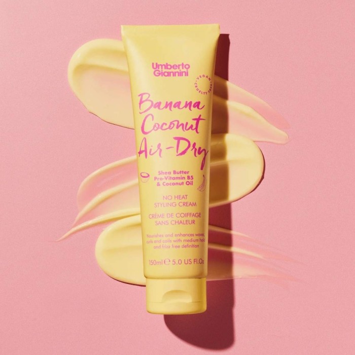Umberto Giannini Banana Coconut Air Dry No Heat Κρέμα Styling 150ml