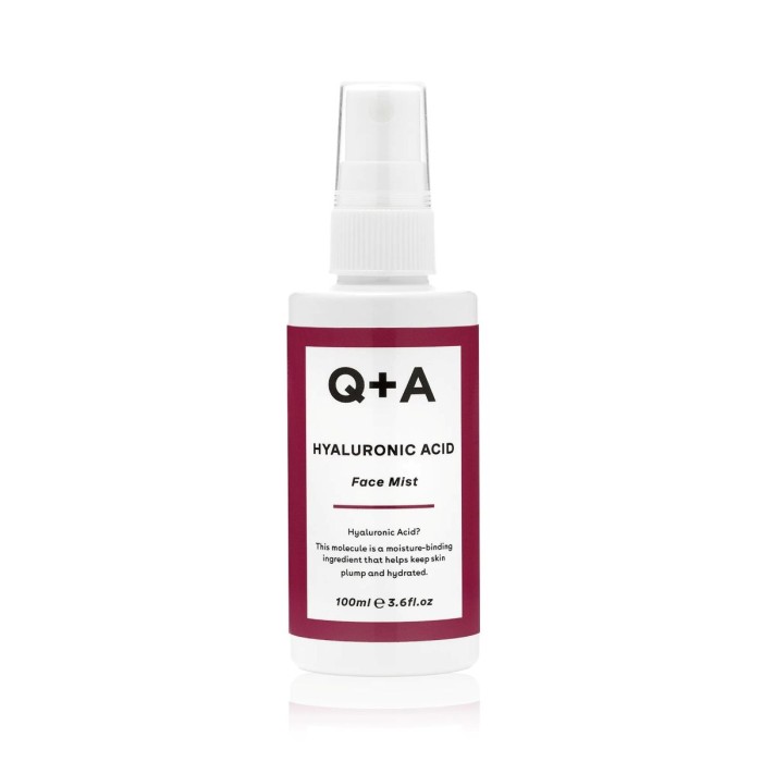 Q+A Hyaluronic Acid Face Mist Ενυδατικό Σπρέι Προσώπου 100ml