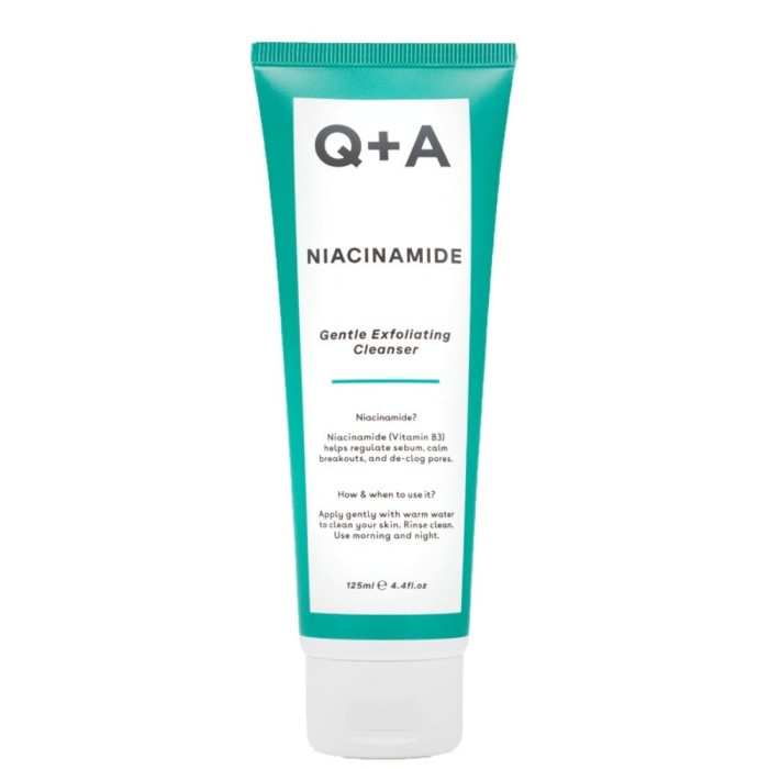 Q+A Niacinamide Gentle Exfoliating Cleanser Απολεπιστικό Προσώπου 125ml