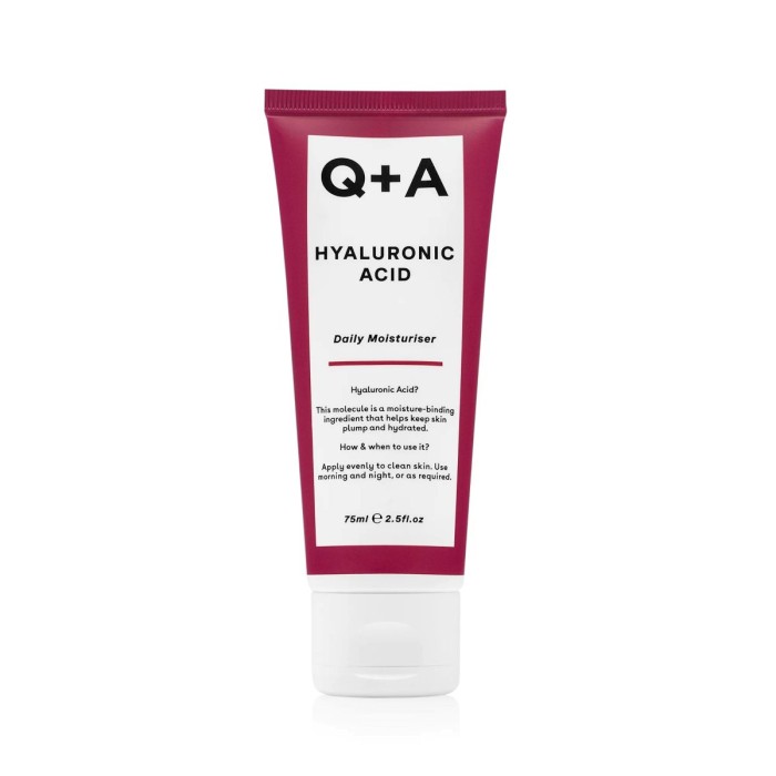 Q+A Hyaluronic Acid Ενυδατική Κρέμα Προσώπου 75ml