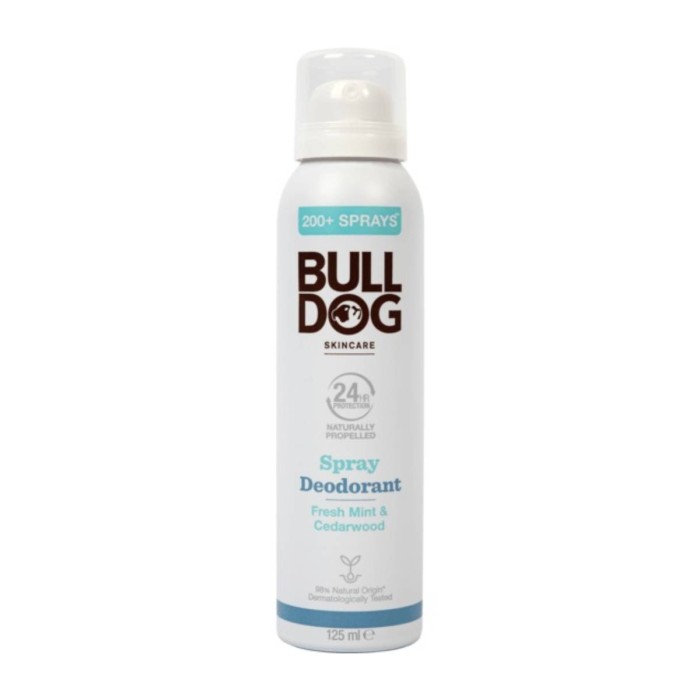Bulldog Fresh Mint & Cedarwood Mens Deodorant Spray 125ml