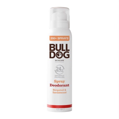 Bulldog Bergamot & Sandalwood Mens Deodorant Spray 125ml