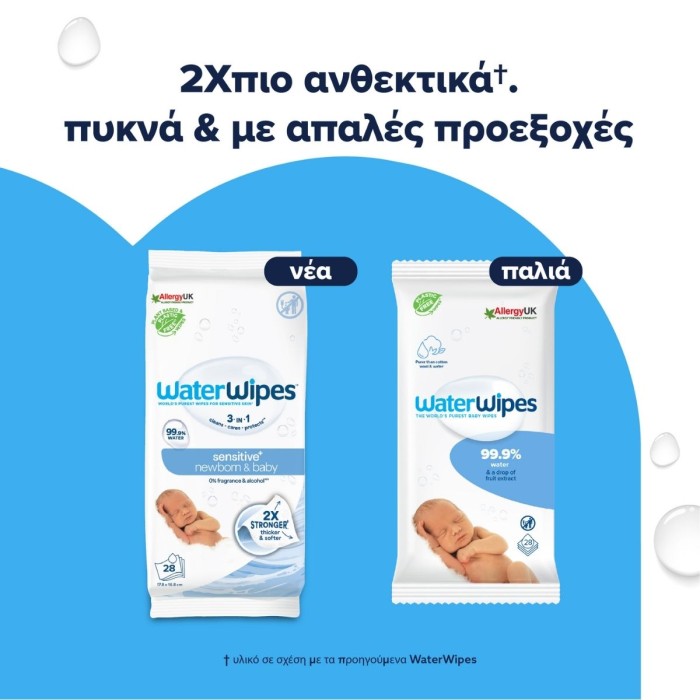 WaterWipes Bio 28 Μαντηλάκια