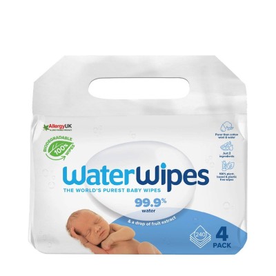 WaterWipes Bio 4x60 Wipes