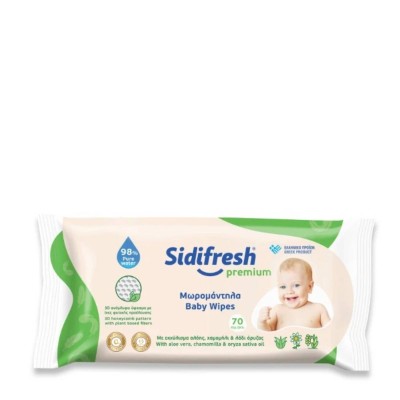 Sidifresh Premium Mωρομάντηλα 70τμχ