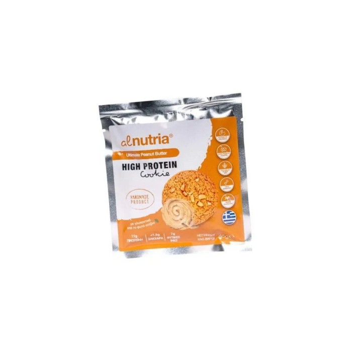 Alnutria Μπισκότο με Φυστικοβούτυρο (Υψηλή Πρωτεΐνη) 45γρ