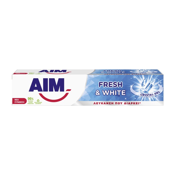 Aim Crystal Gel Fresh & White Toothpaste 75ml