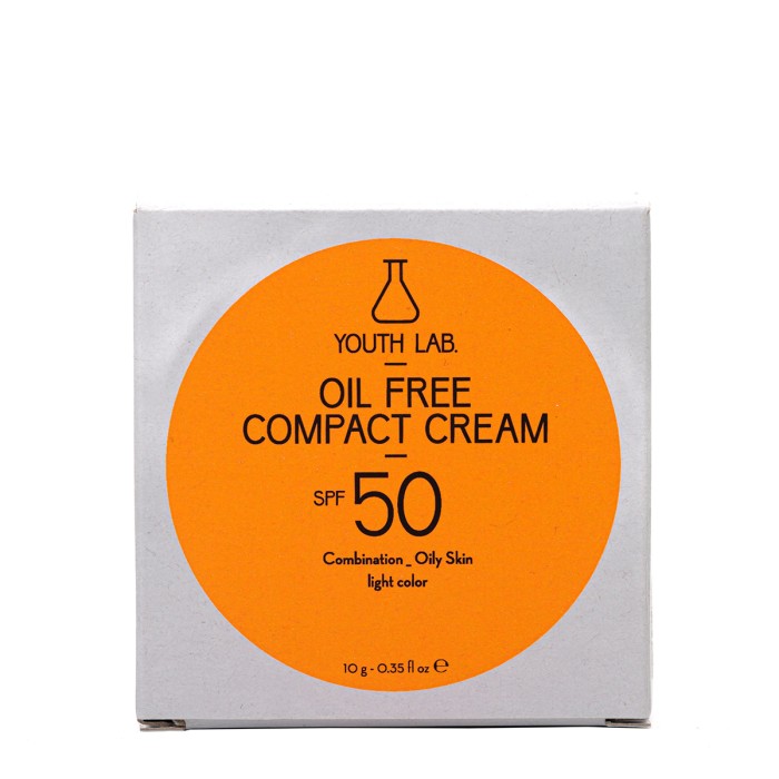 Youth Lab Oil Free Compact Cream Spf 50 Light, 10gr