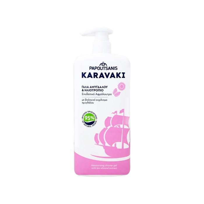 Karavaki Almond Milk & Sunflower Shower Gel 750ml