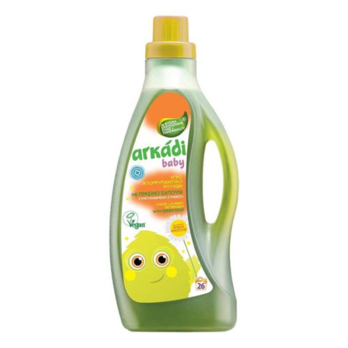Αρκάδι Baby Υγρό Απορρυπαντικό Ρούχων Green Soap Chamomile 1.5lt