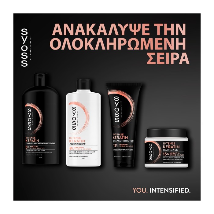 Syoss Shampoo - Intense Keratin 750ml