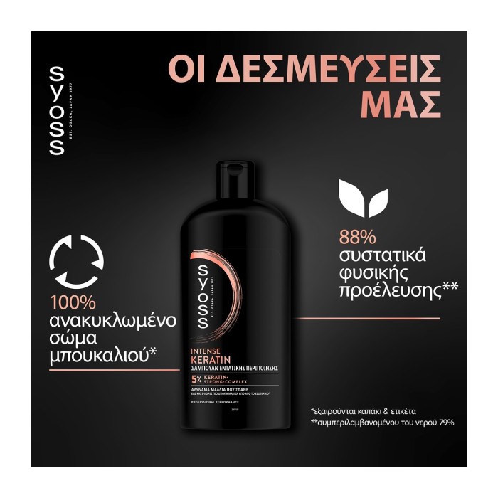 Syoss Shampoo - Intense Keratin 750ml