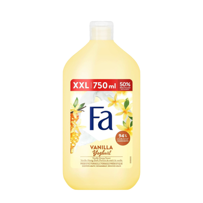 Fa Yoghurt Vanilla Honey Scent Shower Gel 750ml