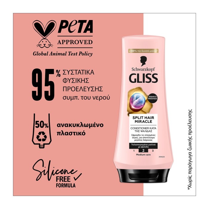 Schwarzkopf Gliss Conditioner - Split Hair Miracle 200ml