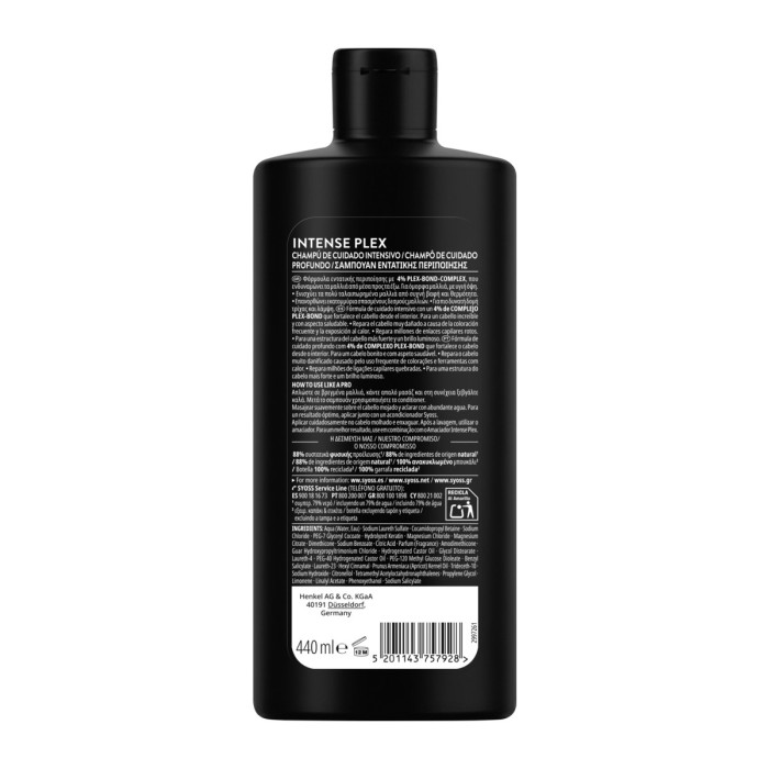 Syoss Shampoo - Intense Plex 440ml