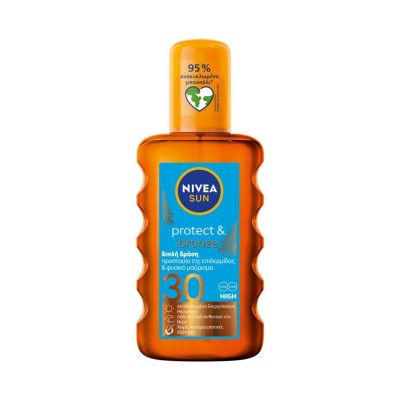 Nivea Sun Protect & Bronze Oil Spray SPF30 200ml