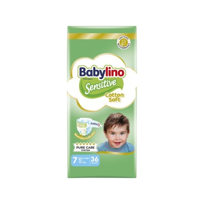 Babylino Sensitive Economy No7 15+kg Βρεφικές Πάνες 36τμχ