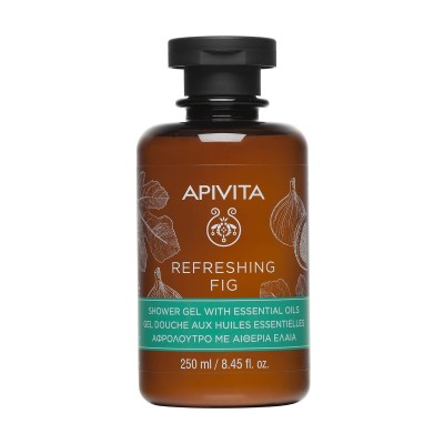 Apivita Refreshing Fig Shower Gel with Fig & Essential Oils 250ml