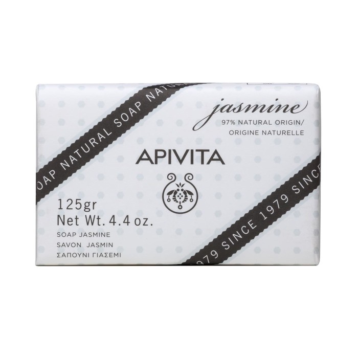 Apivita Natural Soap Soap with Jasmine for Relaxation 125gr