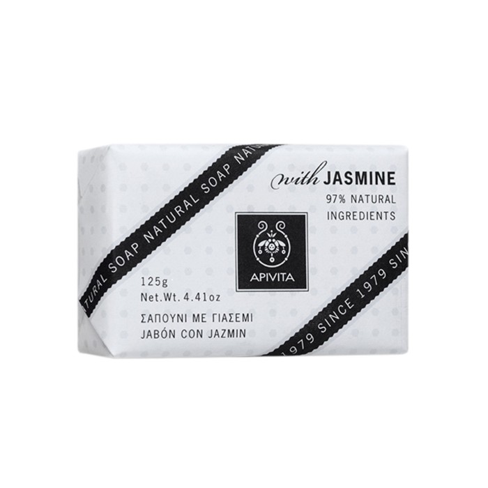 Apivita Natural Soap Soap with Jasmine for Relaxation 125gr