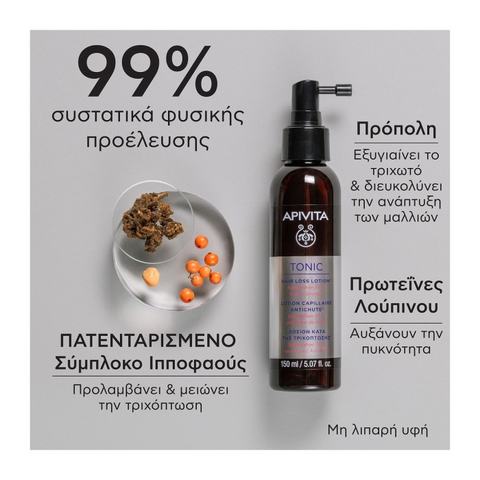 Apivita Anti-Hair Loss Lotion with Hippophae TC 150ml