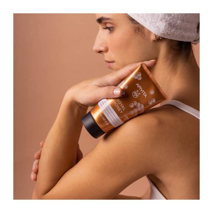 Apivita Royal Honey Πλούσια Κρέμα Ενυδάτωσης Σώματος 150ml