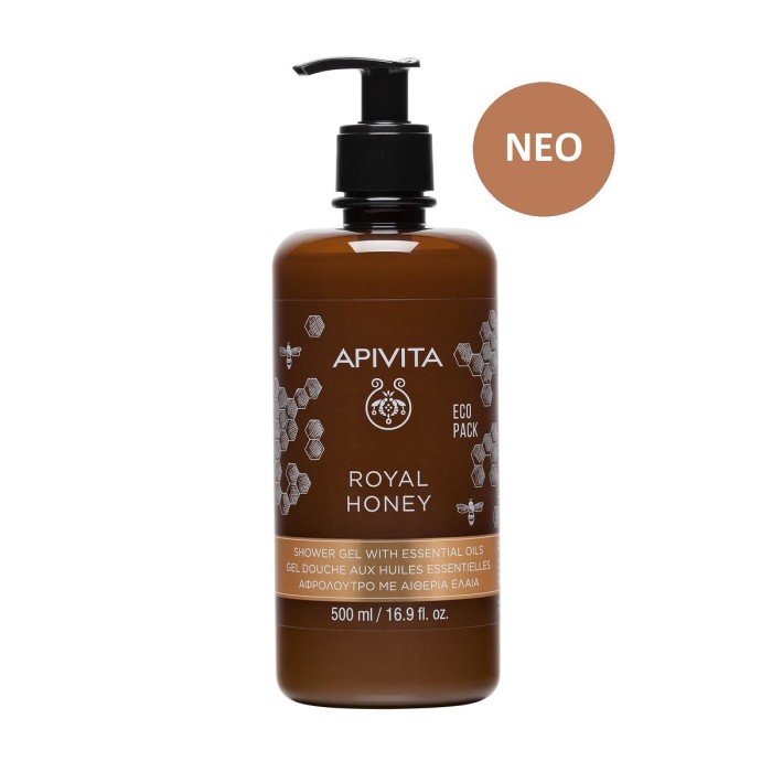 Apivita Royal Honey Creamy Shower Gel with Essential Oils 500ml