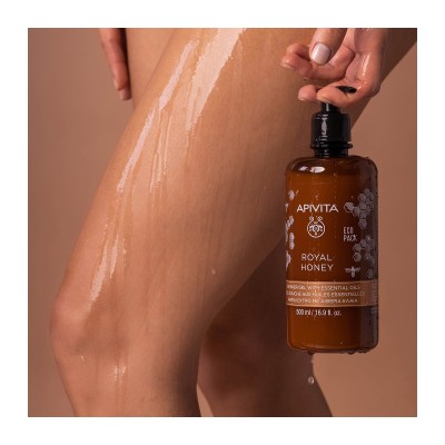 Apivita Royal Honey Creamy Shower Gel with Essential Oils 500ml