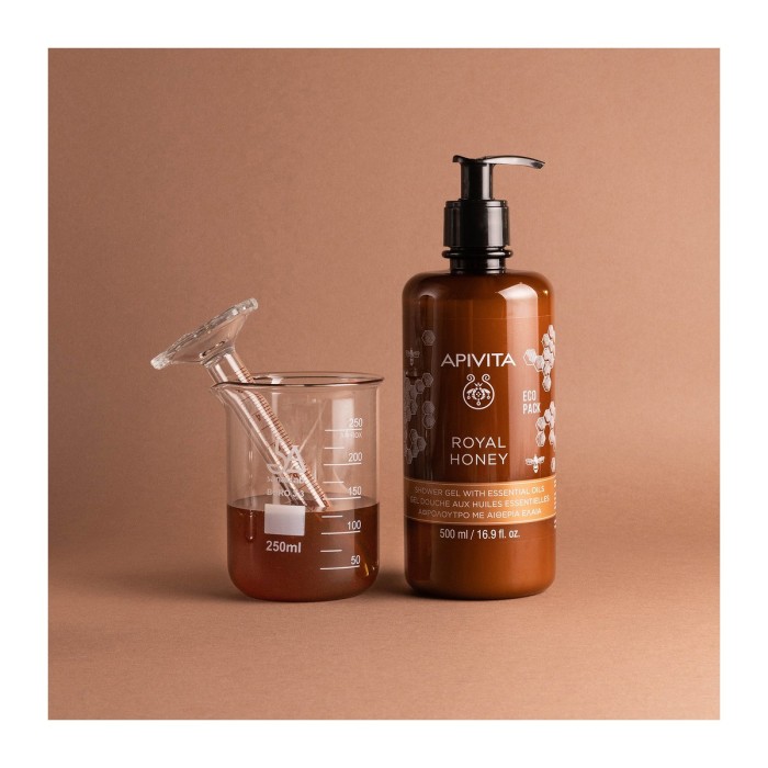 Apivita Royal Honey Creamy Shower Gel with Essential Oils 500ml