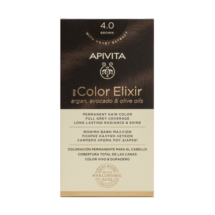 Apivita My Color Elixir 4.0 Βαφή Μαλλιών Καστανό