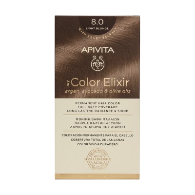 Apivita My Color Elixir 8.0 Βαφή Μαλλιών Ξανθό Ανοιχτό