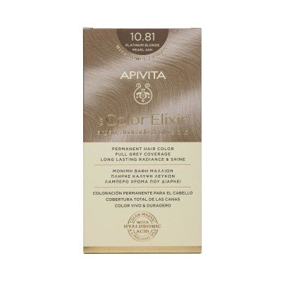 Apivita My Color Elixir 10.81 Βαφή Μαλλιών Κατάξανθο Περλέ Σαντρέ
