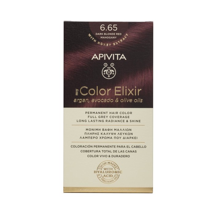 Apivita My Color Elixir 6.65 Βαφή Μαλλιών Έντονο Κόκκινο