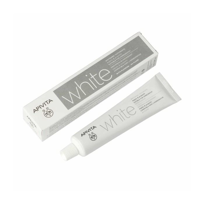 Apivita Whitening Toothpaste with Mastic & Propolis 75ml