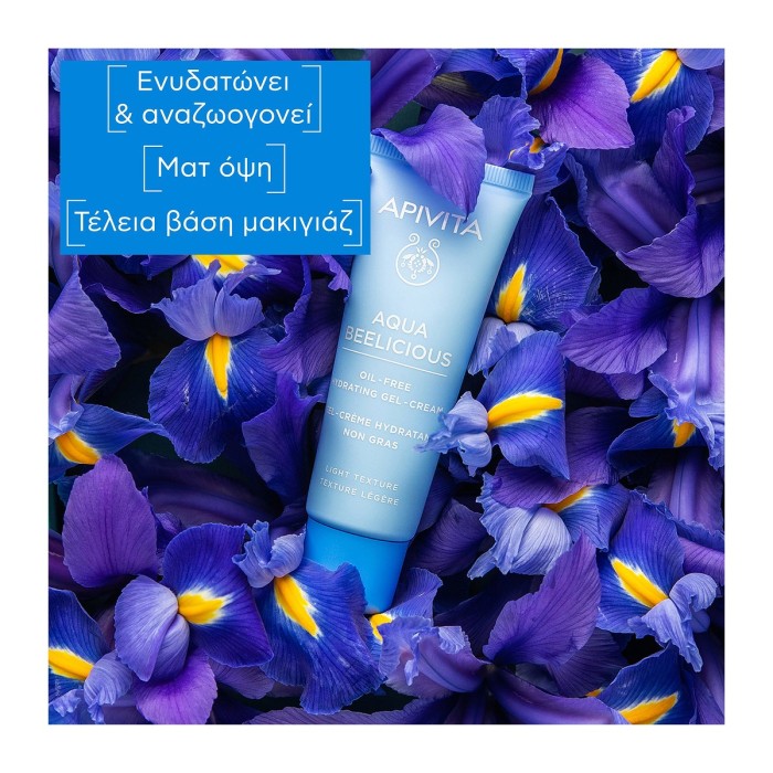 Apivita Aqua Beelicious Oil-Free Κρέμα Gel Ενυδάτωσης Ελαφριάς Υφής 40ml